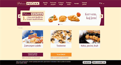 Desktop Screenshot of pekarna-pecjak.si