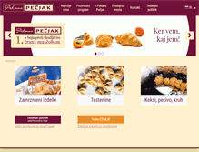 Tablet Screenshot of pekarna-pecjak.si